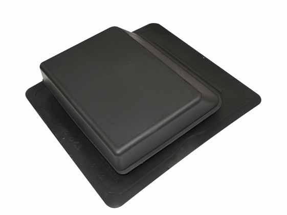 11 Slant Back Roof Vent Ideal for steep pitched roofs Low profile with a slanted back Will not scratch, crush or dent Suitable