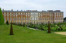 Day 6 Saturday, 6th July Hampton Court and Wisely RHS Gardens Luxury 16 seat coach with professional guide Enjoy a private guided tour inside Hampton Court Palace, with