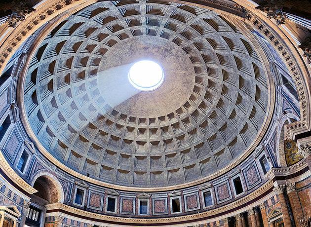 round room make the Pantheon interior one of