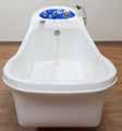 Move residents from bed to bath without any manual lifting Universal design works with all tubs Converts from