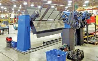 MOTOMAN CNC Welding Cell, with (2) MA-1900 6-axis robots on 48" pedestal bases, with robotic control and