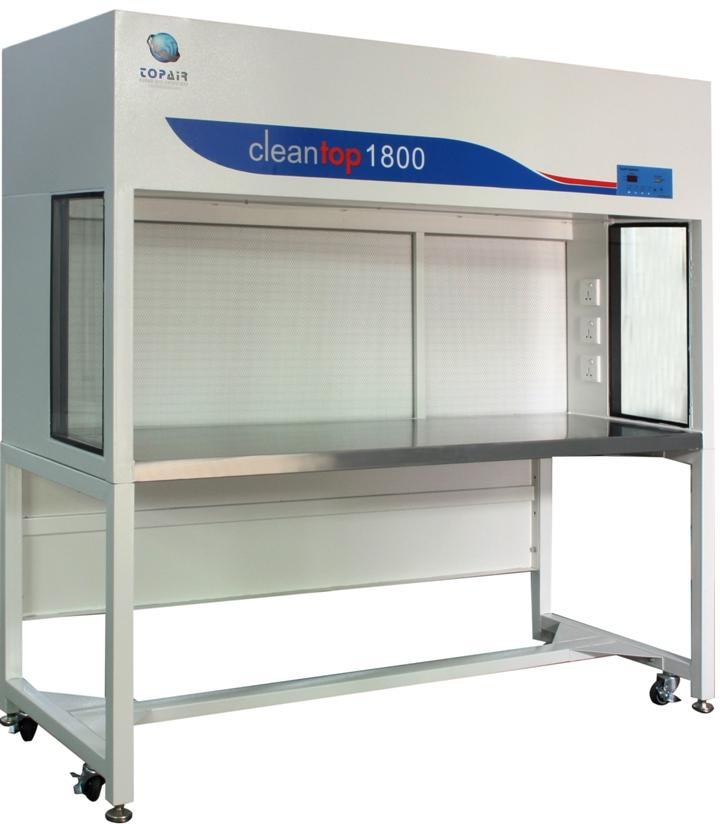 HORIZONTAL LAMINAR CLEAN BENCHES Horizontal Clean Benches HC-H Series Features Horizontal air stream producing clean air in compliance with ISO5/ CLASS100 or ISO4/Class10 standards (depending on the