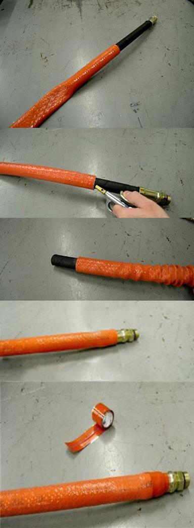 INSTALLATION INSTRUCTIONS Step 1. Determine outside diameter (OD) of your cable or hose to be protected by the firesleeve Acquire firesleeve with matching inside diameter (ID) Step 2.