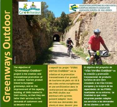 Greenways Outdoor promoting greenways to create and market appealing tourism products 2015-2016 The