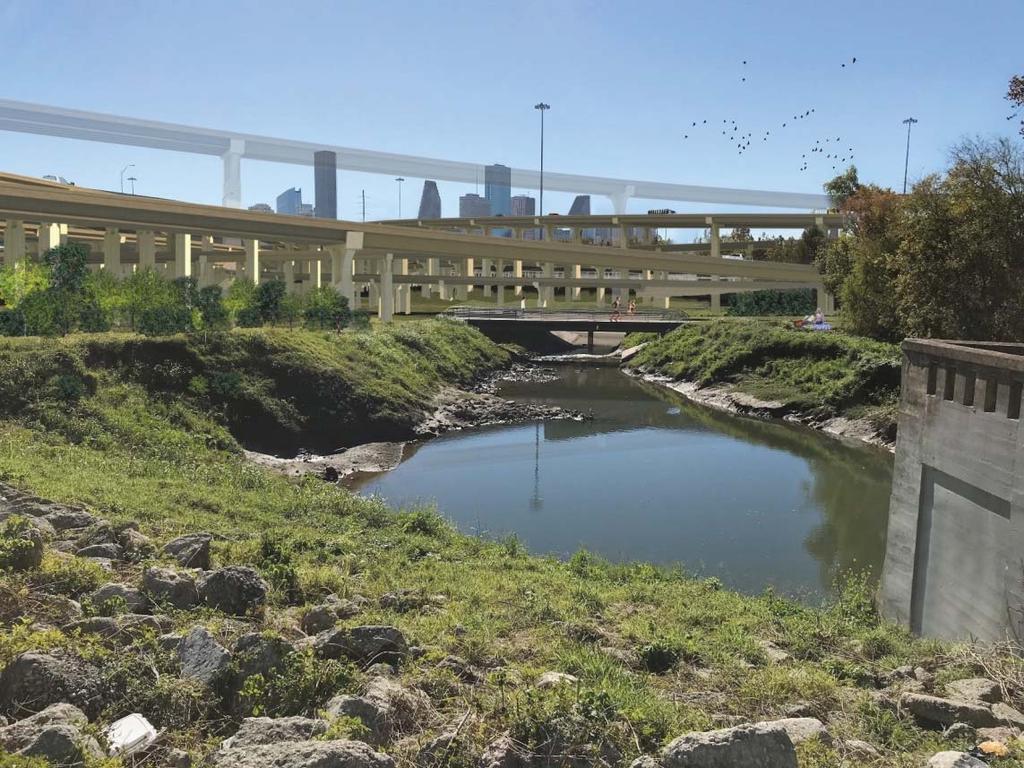 Figure 7: White Oak Drive east of Freed Art and Nature Park Existing Source: TxDOT 2018.