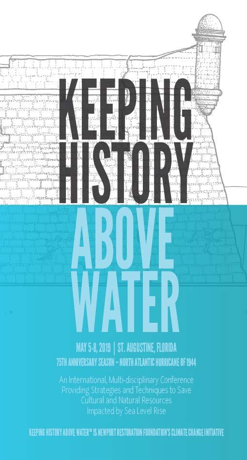 KEEPING HISTORY ABOVE WATER CONFERENCE MAY 5-8,