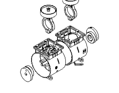 (See illustration for location of access hole). 3. Slide the eccentric bearing assembly straight off the shaft. 4. Slide and rotation the connecting rod, remove it from the housing.