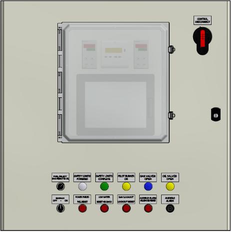 The preprogrammed touchscreen and optional PLC annunciation packages provide monitoring and control for any burner/boiler installation with excellent control capability, configuration flexibility,