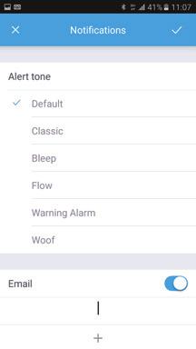 Accessory Settings Add, delete, rename and change the Zone Mode of each Sensor in this setting page.