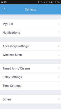 on Accessory Settings Page or press the Pairing Button on the Hub once, and then trigger the accessory.