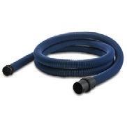 5 m electrically conductive suction hose without bend and adapter with bayonet at vacuum end and C 35 clip connection at accessory end.