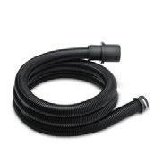 5 m electrically conductive suction hose without bend and adapter with bayonet at vacuum end and C 35 clip connection at accessory end. Suction hose (clip system), C 35, el. 40 6.906-500.