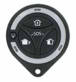 with the Honeywell Security panels TCE800M Four buttons / one LED keyfob Rolling code