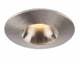 66W SAUNA 6ST Downlight in brushed steel, incl. transformer, that creates a warm glow. (2700K). Item no. 9001 1099 LED DOWNLIGHTS Downlight Item no.