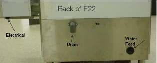 Connecting your new F-22 This dishwasher must be installed on a level, rigid, nonflammable surface.