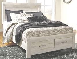authentic touch Accented with handles in a brushed nickel finish with black hang up Group offers lingerie/narrow chest as a storage option Panel bed can be