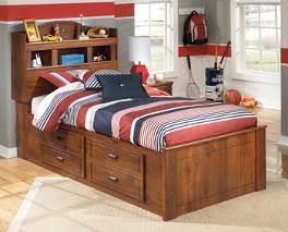 tops King and queen beds also available (see adult section) Beds available: Full Panel Bed (84/86/87) Full Panel HB (87/B100-21) B228 Barchan Rustic youth group in replicated warm brown Timber Cherry
