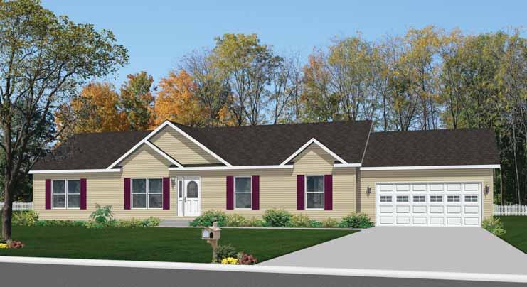 Rockbridge Modular Ranch/Cape Homes Make Yourself at Home : / @ Your purchase contract, including options, is with your retailer who is an independent contractor, not our agent, and is