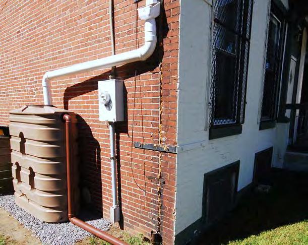 RAINWATER HARVESTING SYSTEMS These systems capture rainwater, mainly from rooftops, in cisterns or rain barrels.