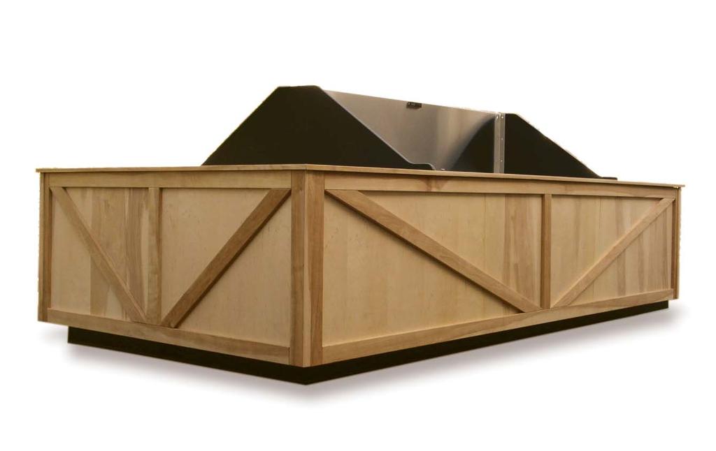 Orchard Bin Wood Cladding ARP600 Wood body cladding that offers an esthetically pleasing fresh from the farm