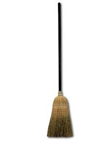 Hardware Items Brooms / Brushes SYNTHETIC CORN BROOM (#B3650): Chemical and liquid resistant sustains temperatures to 225 degrees F (intermittent heat) wood handle WAREHOUSE CORN BROOM (#B3653): 30%