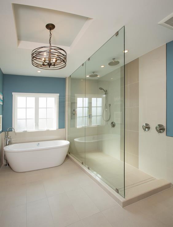 The master bathroom is truly an exquisite retreat.