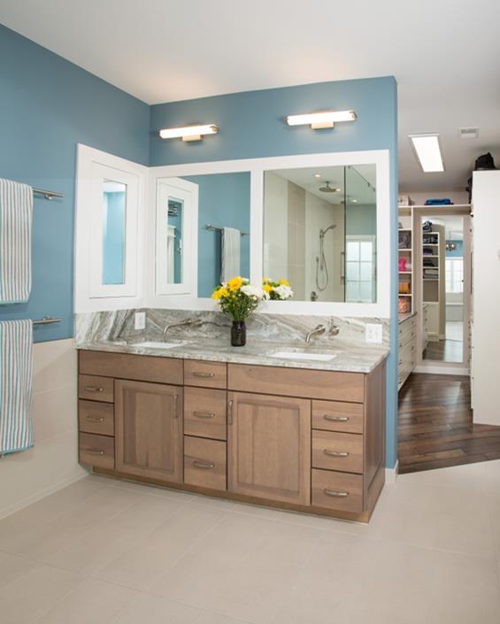 And it is not a complete master bathroom retreat without a soak-in tub to relax in.