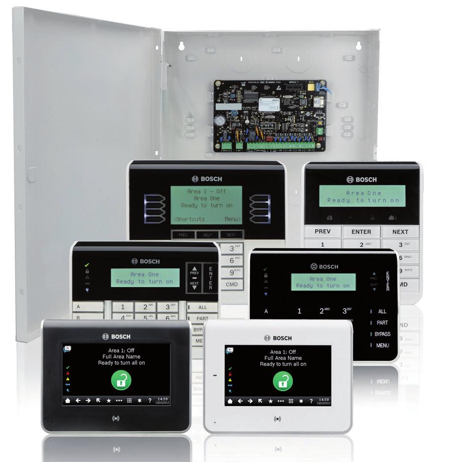 Intrsion Alarm Systems B3512 Control Panels B3512 Control Panels www.boschsecrity.