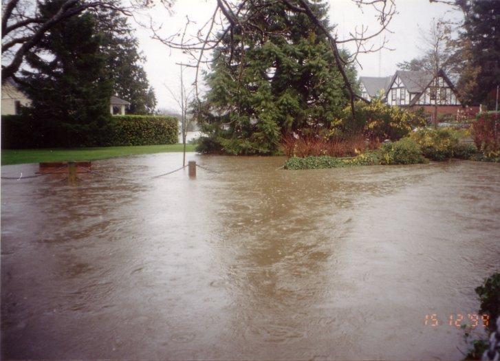 Flood Volume Bowker Creek by Monterey Ave.