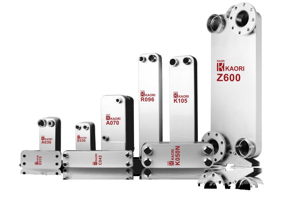 Introduction KAORI brazed plate heat exchanger consists of corrugated