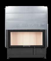 de Hot-water exchanger Fireplace insert Door glass