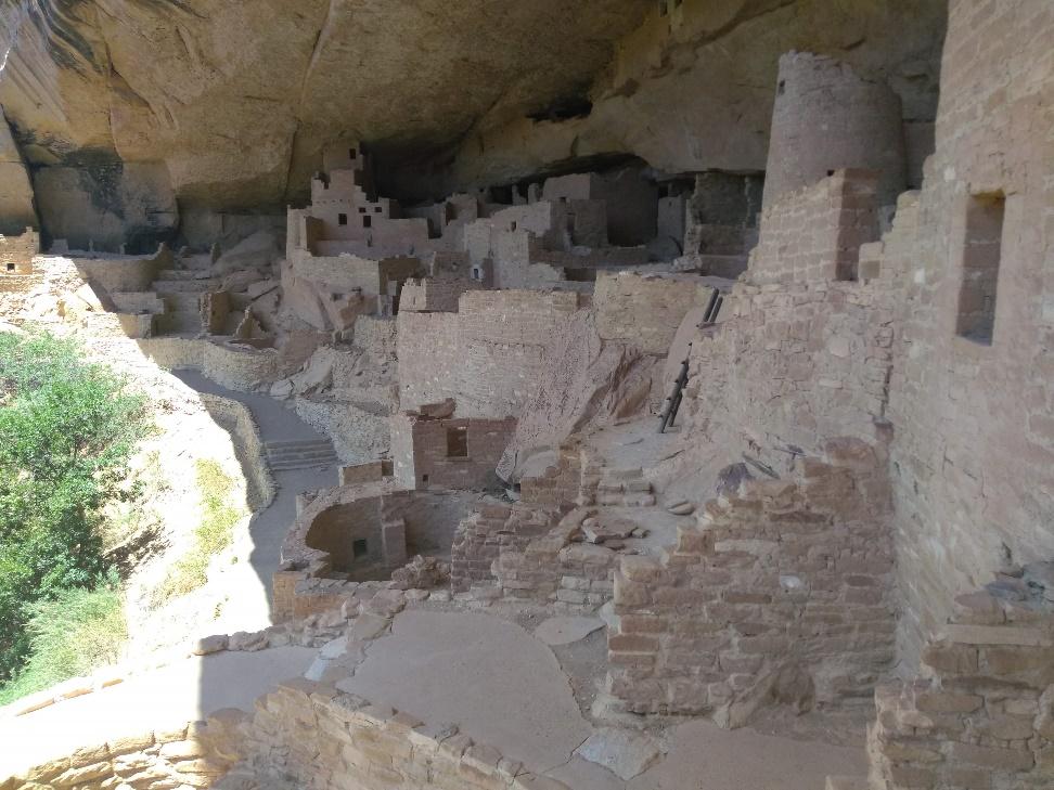 A photo from our trip to the Cliff Palace ruin in Mesa Verde National Park.