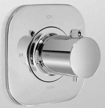 00 Temperature control trim with anti-scald safety stop at 108 o F Lever Handle For use with Thermostatic Mixing
