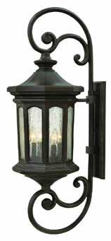 00 Edgewater Collection (1670BK) 3-Light Exterior Wall Lantern in