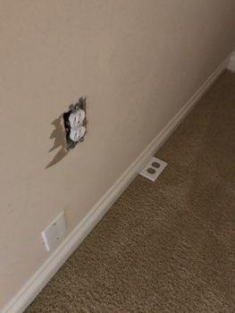 1. Doors Interior Areas 2. Electrical Missing outlet cover 3. Stairs & Handrail Missing outlet cover 4.