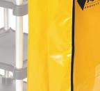 Auto Cart Yellow Vinyl Bags 8989-35-3S: 35 long vinyl bag for