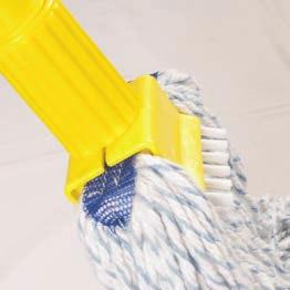 Each handle features an optional threaded tip that easily fits any standard size broom head.