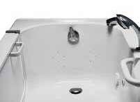 Matte Finish Size fits standard tub opening Comfortable & stylish headrest 2 drain