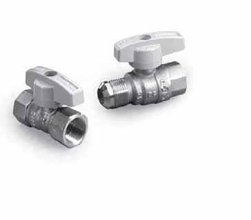 GAS / WATER HEATER CONNECTORS Gas Ball Valves Superior Performance and Reliability Forged Brass Body Eliminates pinhole leaks commonly associated with cast products.