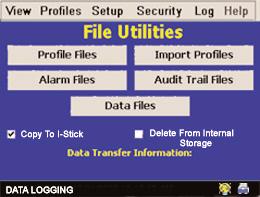 Automated Ethernet back-up of data files provides hassle free file management.