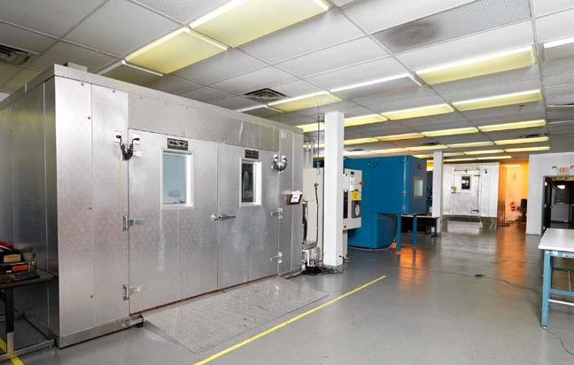Chambers may be designed with options such as remote instrument consoles, custom-size doors, ramps and heavy-duty floors.