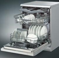 10 PLACE SETTINGS: 45CM SPACE SAVING SOLUTION The range also includes a number of 45cm dishwashers with 10