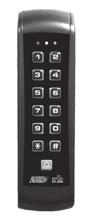 A Split-decoded keypad system increases the overall security with keypad(s) installing outside and decoder installing inside.