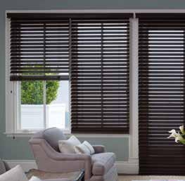 // Faux Wood Blinds Our Faux Wood Blinds boast the look and feel of genuine wood, but with a bundle of fringe benefits.