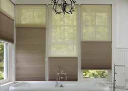 // Panel Track Shades Think proportion. Complement vertical windows with vertical shades.