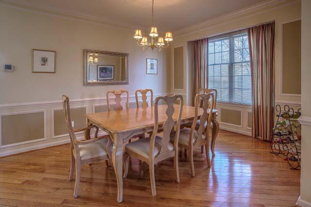 Formal Dining Room 15 x 11: The formal dining room is brimming with detail, with