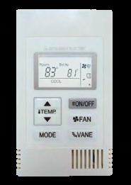 be reduced for cool and heat modes Dimensions: 4-3/4 (w) x 3/4 (d) x 4-3/4 (h) (120 x 19 x 120mm) Requires MAC-333IF-E to use with