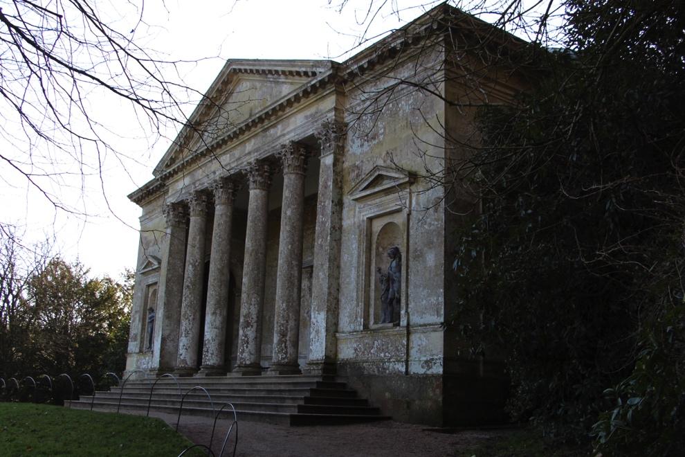 The Pantheon at Stourhead. Famous architect Henry Flitcroft was commissioned to design the Pantheon.