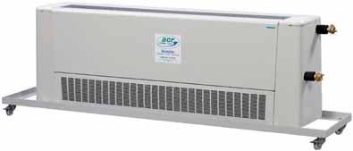 ACR-F-04-10 Technical Specifications - Rental air handler 72 Air handling unit Technical description: Air handling unit with radial ventilator for installation to the external cold water network or