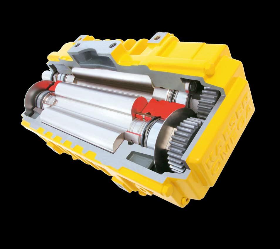 Intelligent solutions for outstanding durability Generously sized bearings Heavy-duty cylinder roller